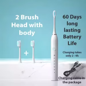 Electric Toothbrush Cordless USB Rechargeable